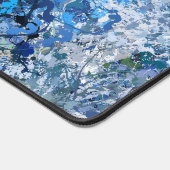 Blauer Abstraction Schreibtischunterlage (Ecke)