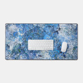 Blauer Abstraction Schreibtischunterlage (Tastatur & Maus)