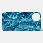 Blauer Abstrakt Case-Mate iPhone Hülle (Rückseite (Horizontal))