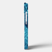 Blauer Abstrakt Case-Mate iPhone Hülle (Rückseite / Links)