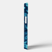 Blauer Abstrakt Case-Mate iPhone Hülle (Rückseite / Rechts)