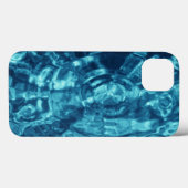 Blauer Abstrakt Case-Mate iPhone Hülle (Rückseite (Horizontal))