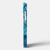 Blauer Abstrakt Case-Mate iPhone Hülle (Rückseite / Links)