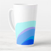Blauer Abstrakter 1112 Milchtasse (Linke Ecke)