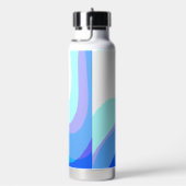 Blauer Abstrakter 1112 Trinkflasche (rechts)