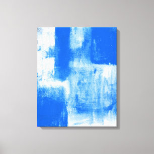 Blauer abstrakter Hintergrund Leinwanddruck