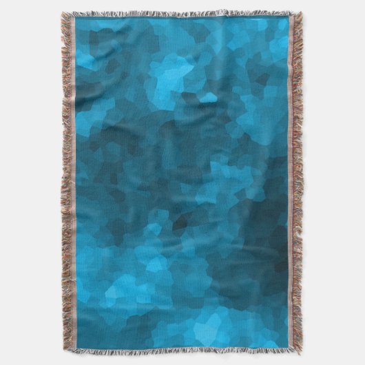 Blauer abstrakter polygoner Hintergrund Decke (Vorderseite Vertikal)