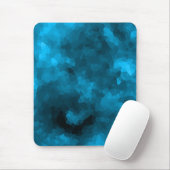 Blauer abstrakter polygoner Hintergrund Mousepad (Mit Mouse)