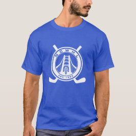 Blauer Abteilungs-T - Shirt-Männer T-Shirt