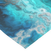 Blauer Achat 1 Kurzer Tischläufer (Ecke)