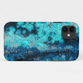Blauer Achat Case-Mate iPhone Hülle (Rückseite (Horizontal))