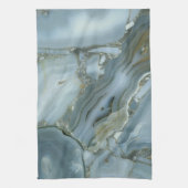 Blauer Achat Geschirrtuch (Vertikal)