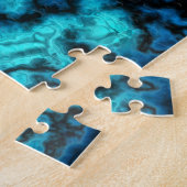 Blauer Achat Puzzle (Seite)