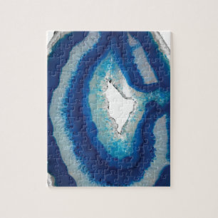 Blauer Achat Puzzle