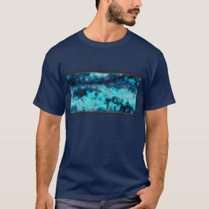 Blauer Achat T-Shirt