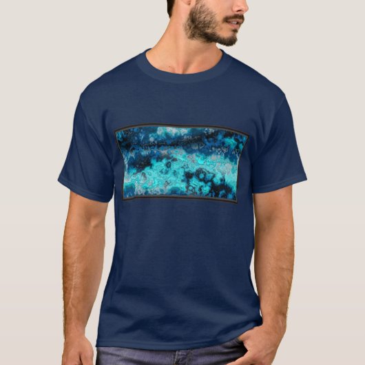 Blauer Achat T-Shirt (Vorderseite)