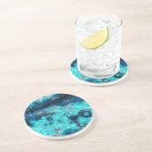 Blauer Achat Untersetzer (Seite)