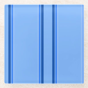 Blauer Achterbahnwagen Glasuntersetzer