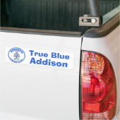 Blauer Addison Autoaufkleber (Auf Lkw)