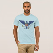 Blauer Adler T-Shirt (Vorne ganz)