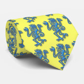 Blauer Affe Krawatte (Gerollt)