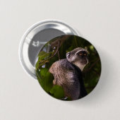 Blauer Affe, Sansibar Button (Vorne & Hinten)