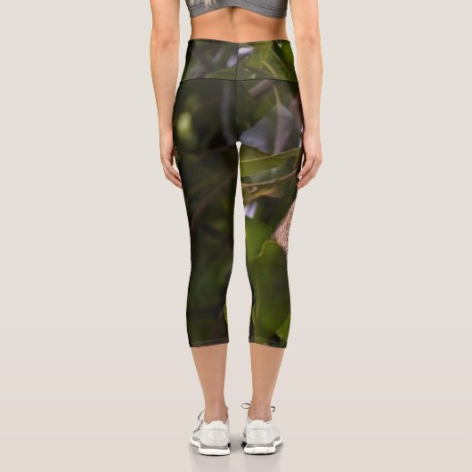 Blauer Affe, Sansibar Capri Leggings (Rückseite)