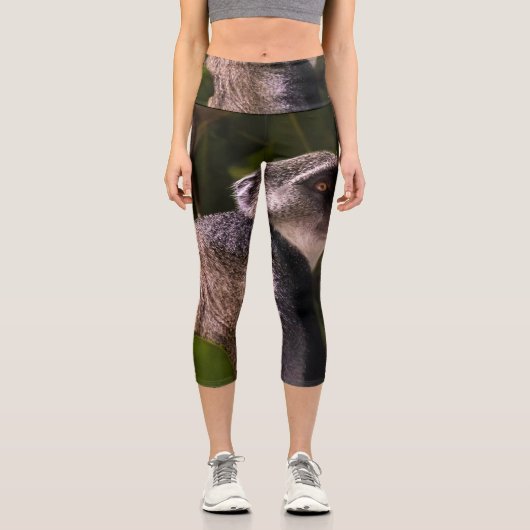 Blauer Affe, Sansibar Capri Leggings (Vorderseite)