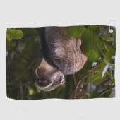 Blauer Affe, Sansibar Golfhandtuch (Horizontal)