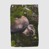 Blauer Affe, Sansibar Golfhandtuch (Vorderseite)