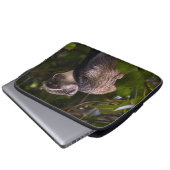 Blauer Affe, Sansibar Laptopschutzhülle (Vorne Knopf)