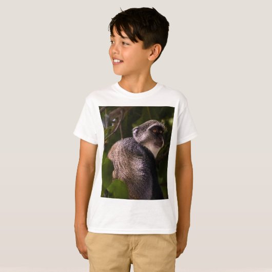 Blauer Affe, Sansibar T-Shirt (Vorne ganz)