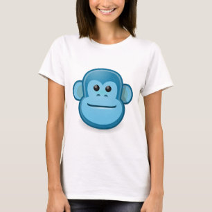 Blauer Affe T-Shirt