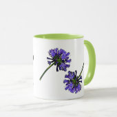Blauer Agapanthus Tasse (VorderseiteRechts)