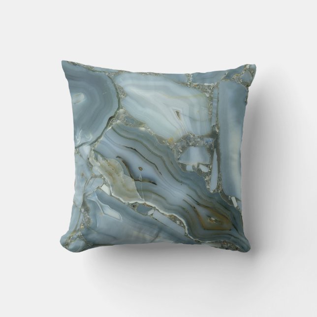 Blauer Agat Kissen (Vorderseite)
