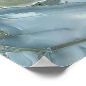 Blauer Agat Poster (Ecke)