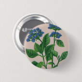 Blauer ageratum button (Vorne & Hinten)