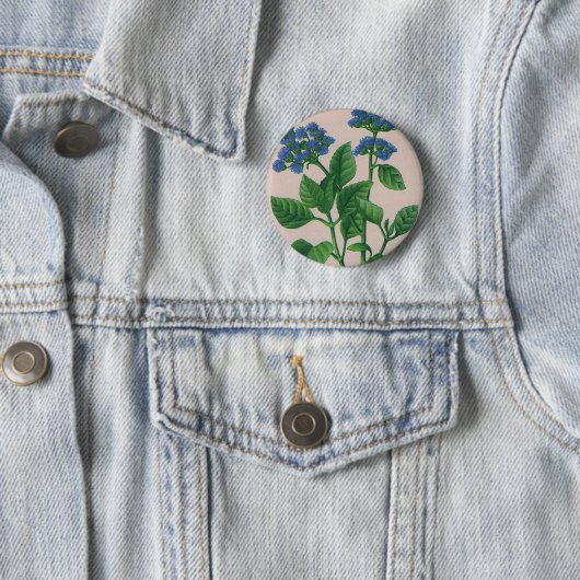 Blauer ageratum button (Beispiel)