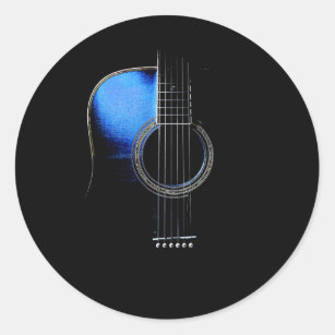 Akustikgitarre Aufkleber Zazzle De