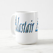 Blauer Alastair-Name, Kaffeetasse (Vorderseite Links)