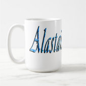 Blauer Alastair-Name, Kaffeetasse (Links)