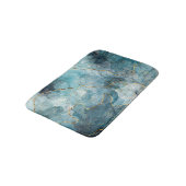 Blauer Alkoholtupfer Badematte (Schrägansicht)