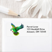 Blauer Amazon-Parrot-Label (Insitu)
