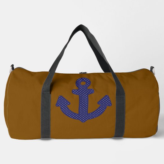 Blauer Anchor Brown Duffle Bag (Vorderseite)