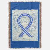 Blauer Angel Blanket Decke (Vorderseite Vertikal)