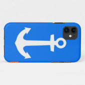 Blauer Anker IPhone Kasten Case-Mate iPhone Hülle (Rückseite (Horizontal))