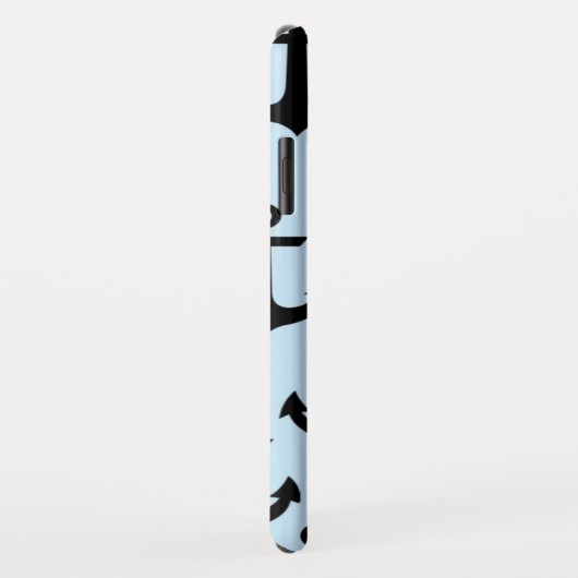 Blauer Anker iPhone XR Kasten Case-Mate iPhone Hülle (Hinten/Rechts)