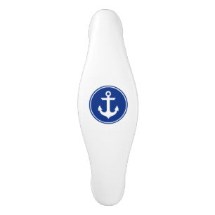 Blauer Anker-Kabinett-nautischzug Keramik Schrankknauf