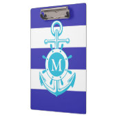 Blauer Anker Klemmbrett (Links)
