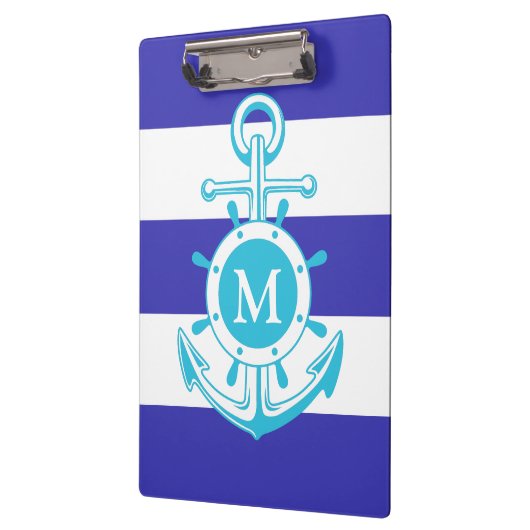 Blauer Anker Klemmbrett (Links)